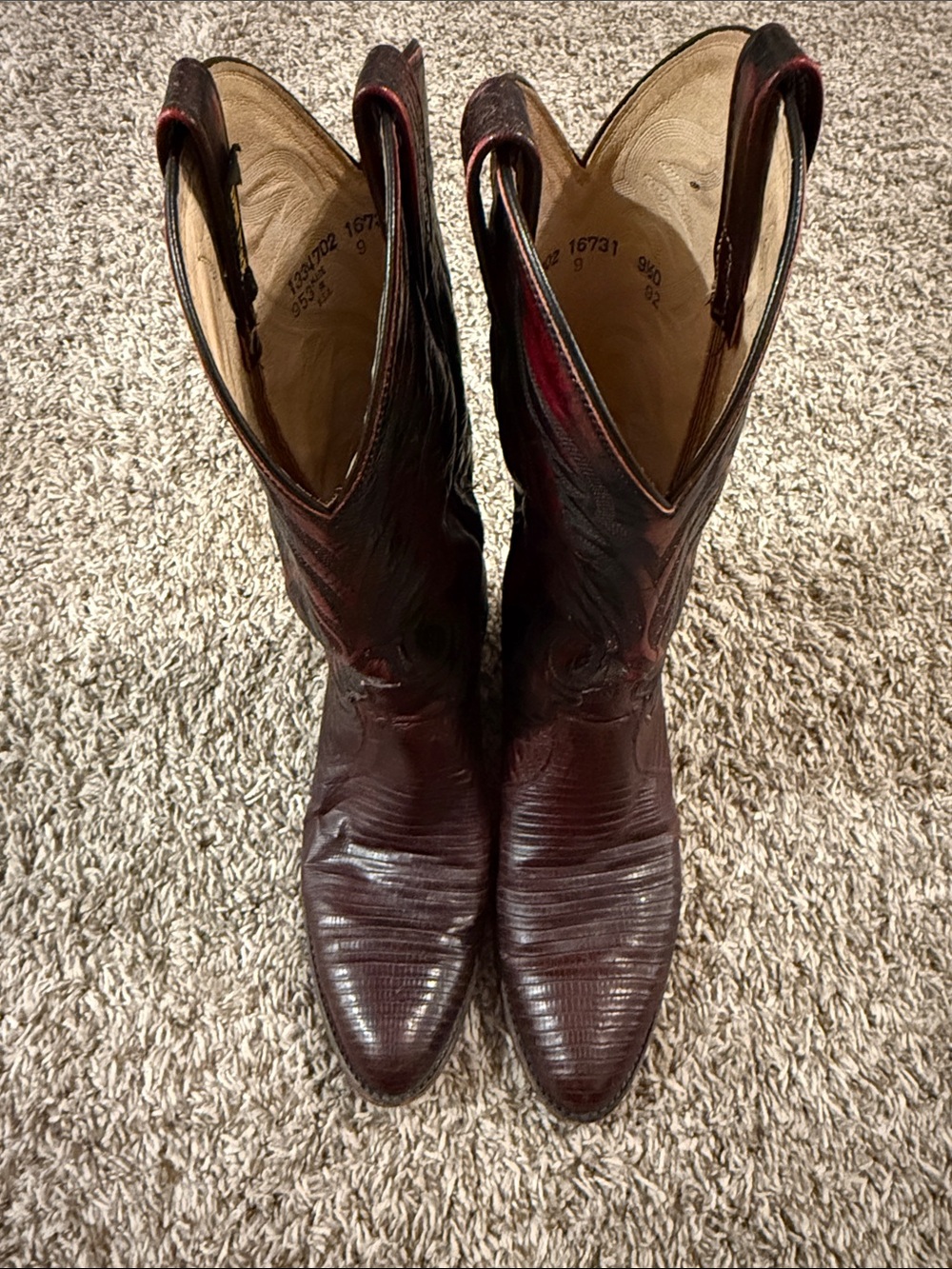 Dan Post Teju Lizard Western Boots